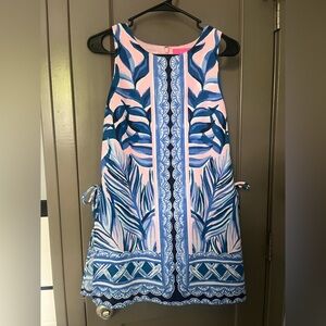 Lilly Pulitzer Pink and Blue Donna Romper